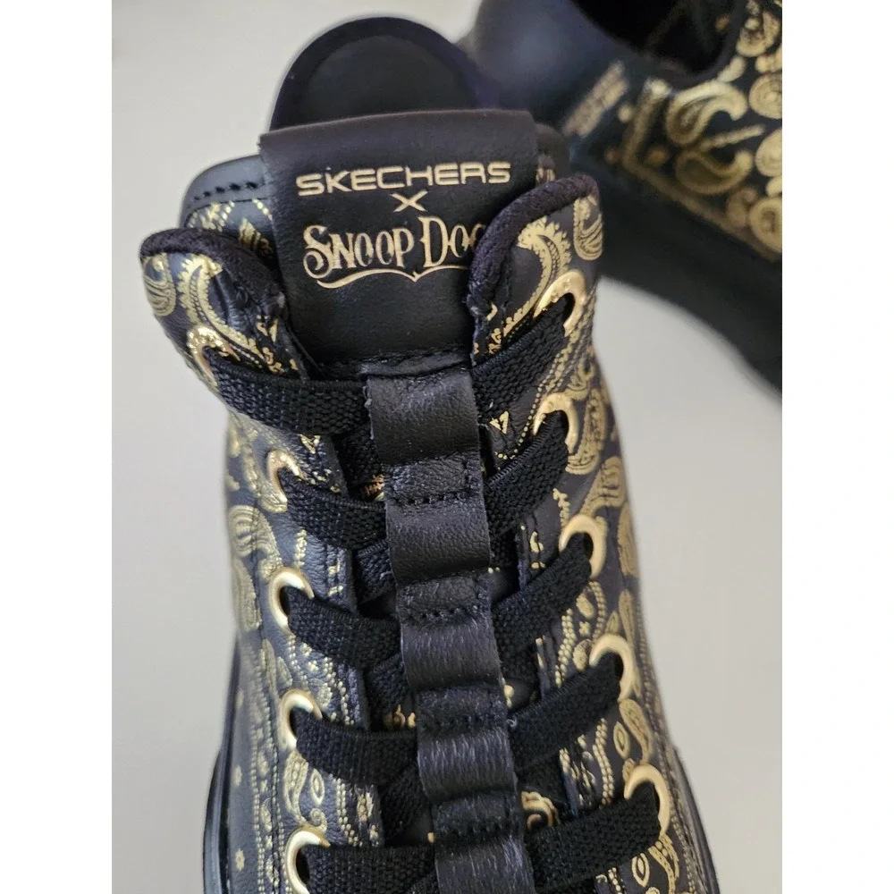 Skechers Premium Slip-ins Snoop Dogg One Double G Mens Black Sneakers Shoes Sz 5